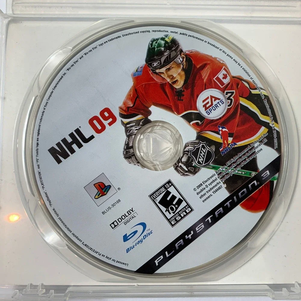 NHL 09 (Sony PlayStation 3, 2008) PS3 Hockey Video Game